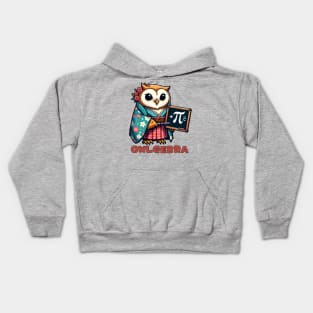 Pi day owl Kids Hoodie